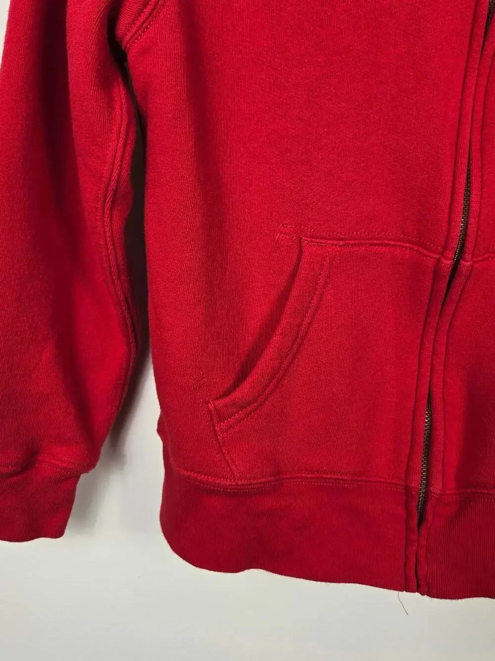 Polo Ralph Lauren Kids Red Full Zip Hoodie M 10-12 Pony Logo Fleece